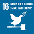 SDG16: Fred, retfærdighed og stærke institutioner